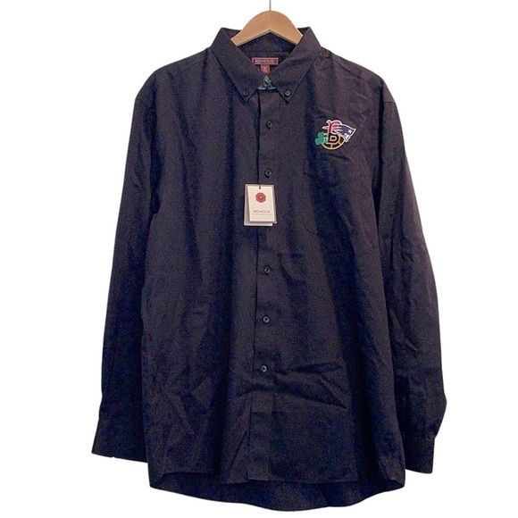 Red House Button Up Long Sleeve Teams Logo Men's Size XL NWT - Picture 1 of 16